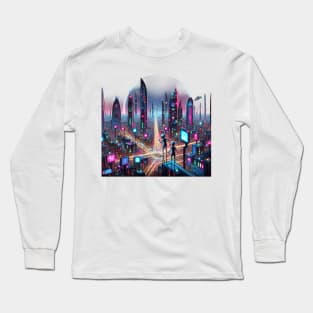 Neon Horizons Long Sleeve T-Shirt